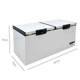 thumbnail of Gasfrit – Gefriertruhe mit 1 Deckel, 450 Liter, 1470 x 720 x 870 mm