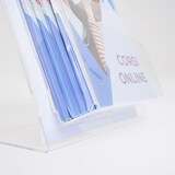 thumbnail of Danieli - Espositore A4 Con Tasca Portadepliant A5 da Scrivania In Acrilico Trasparente