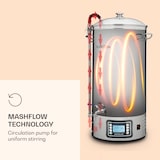 thumbnail of Mundschenk XXL Maischekessel Bierbrauanlage 3000W 50l 304 Edelstahl Silber-Metallic