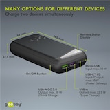 thumbnail of Powerbank 53939 20000mAh LED QC/PD