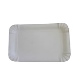 thumbnail of 500 Pappteller eckig 13 x 20 cm Partyteller & Imbissteller Recyclingkarton