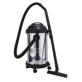 thumbnail of Bidone aspiratutto aspiracenere solidi e liquidi acciaio Inox Lt. 30 Niklas Domo Rac