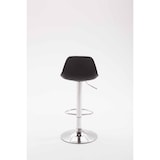 thumbnail of Banco de bar em plástico Kiel cromo/preto