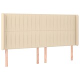thumbnail of vidaXL Boxspringbett mit Matratze & LED Creme 180x200 cm Stoff