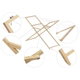 thumbnail of Holzwäscheständer Wäschetrockner Wäscheständer aus Eschenholz V-90.93groß