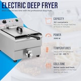 thumbnail of Royal Catering Freidora eléctrica - 16 L - grifo de vaciado - 230 V