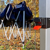 thumbnail of Faltpavillon 3x3m - mit 3 Wänden - Orange