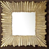 thumbnail of Wandspiegel 75x75 cm Metall Design Hängespiegel Gold, Aluminium Dekospiegel Quadratisch mit Rahmen, Spiegel Wand Groß, Flurspiegel Garderobenspiegel