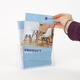 thumbnail of Danieli Store | Expositor A5 portafolletos de mesa en metacrilato | Expositor de mesa | Expositor para volantes y tarjetas (5 Uds.)