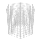 thumbnail of vidaXL Sechseckiges Gabionen-Hochbeet 100×90×100 cm