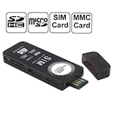 thumbnail of Lecteur Carte Universel USB Support SD MMC SIM Micro SD Portable Noir YONIS
