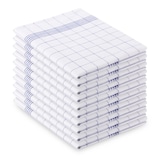 thumbnail of Vaily Geschirrtücher Blau-Kariert aus 100% Baumwolle 10er Pack