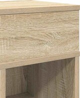 thumbnail of Table de chevet avec tiroir chêne sonoma 25x31x66 cm – Modèle Boisé Bois