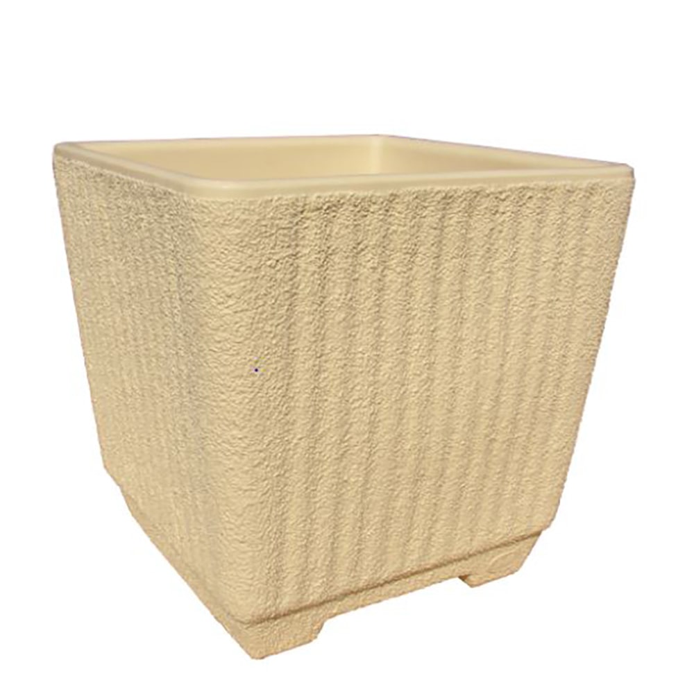 Bac carré episcia double paroi avec réserve d'eau - BEIGE