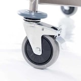 thumbnail of Stalgast Edelstahl Servierwagen, mit zwei Borden, 845 x 525 x 940 mm (BxTxH)