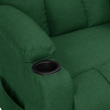 thumbnail of vidaXL Elektrischer Massagesessel Dunkelgrün Stoff