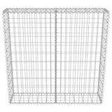 thumbnail of vidaXL Gabionenwand mit Abdeckung Verzinkter Stahl 100×20×100 cm