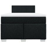 thumbnail of vidaXL Boxspringbett mit Matratze Schwarz 120x190 cm Stoff