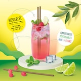 thumbnail of Palha de bagaço |21cmØ6mm |Não amolece |Fabricado em França |6000p