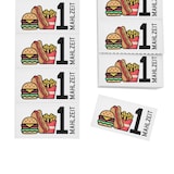 thumbnail of CombiCraft Wertmarken Block '1 Mahlzeit' auf 10er Streifen, weißes Papier - 1000 Abrisse pro Satz