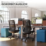 thumbnail of Bisley Cito Konferenztisch 240x120 cm, Tischplatte in Buche, U-Gestell in Weiß - Besprechungstisch & Meetingtisch, großer Chef Schreibtisch XXL-Tisch