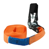 thumbnail of Spanngurt mit Ratsche 6m einteilig 800kg 0,8t orange