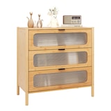 thumbnail of Helloshop26 - Cassettiera a 3 cassetti 80 x 40 x 78,5 cm elegante contenitore con serratura di sicurezza antiribaltamento stile 20_0011556