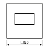 thumbnail of Jung Abdeckung A 1569 USB AL A1569USBAL