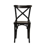 thumbnail of METRO PROFESSIONAL Cross restaurantstoel, set van 2, beukenhout, wengé