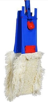 thumbnail of CleanSV Reinigungswagen Wischset Profi Laschenmop black 50 cm - 24 Liter 3 x Laschenmop, 1 x Laschenmophalter 1 x Teleskopstiehl