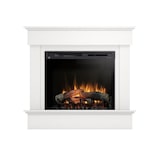 thumbnail of TORMES - Chimenea LED eléctrica independiente - 28' - Blanco mate - 111,5 x 102 x 33,5