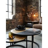 thumbnail of Runde Couchtische, 2er Set, Mango Massivholz/Steinoptik, Modernes Design. 60x60x36 cm | Kadima Design