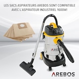 thumbnail of 5x Sacchetto per aspirapolvere adatto all'aspirapolvere industriale 1600W