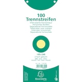 thumbnail of Exacompta Packung mit 100 Trennstreifen, 2-fach gelocht, 180g, 105x240mm