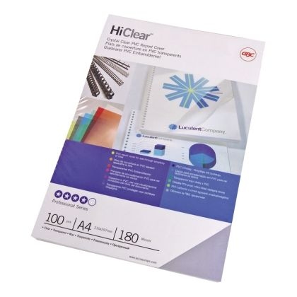 Gbc Einbanddeckel ClearView DIN A4 PVC 100 St. CE013080E