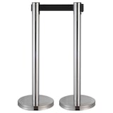 thumbnail of Poteaux de guidage enrouleur chromé