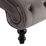 thumbnail of vidaXL Chaiselongue Grau Samt