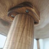 thumbnail of Ócrea Massivholz-Schreibtisch mit 4 sehr stabilen Beinen XXL- 100 x 50 Cm