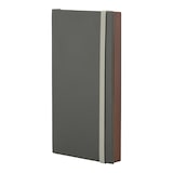 thumbnail of Securit® Porta-cuentas "Leather" - Gris - Cubierta de cuero, base de madera maciza y cierre elástico