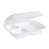 thumbnail of 25x Menüboxen Klappbox 240x200x69mm geschäumt 3-geteilt