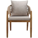 thumbnail of tectake Cadeira de jardim MANACOR com design de corda - Conjunto de 2 areia