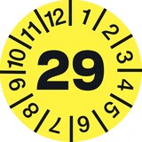 thumbnail of Dreifke® Jahresprüfplaketten, Jahresfarben, Folie, Ø 30 mm - Bog - 30 mm Folie selbstklebend