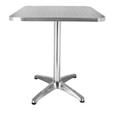thumbnail of Ligne CHR Table Bruxelles, aluminium, 60 x 60 cm, gris