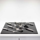 thumbnail of Kaiser Juego de Utensilios de cocina de Acero Inoxidable: Colgador, Cucharón, Tenedor Trinchar, Espumadera, Prensa Patatas, Batidor, Espátula.