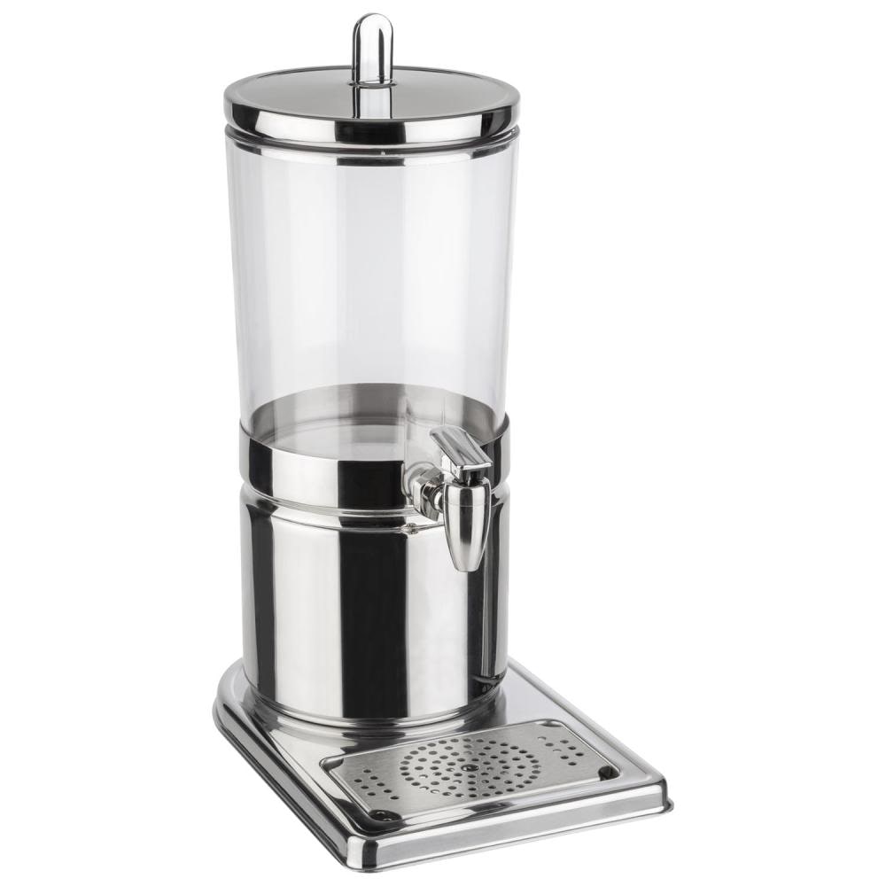 Distributore di succhi Aps con coperchio in acciaio inox e capacità di 4 litri