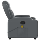 thumbnail of vidaXL Massagesessel Grau Kunstleder