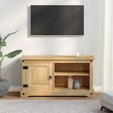 thumbnail of Mueble de TV Corona madera maciza de pino 100x37x52 cm