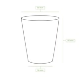 thumbnail of greenbox - Pappbecher 200 ml / 8 oz, Ø 80 mm, braun, 1000 St.