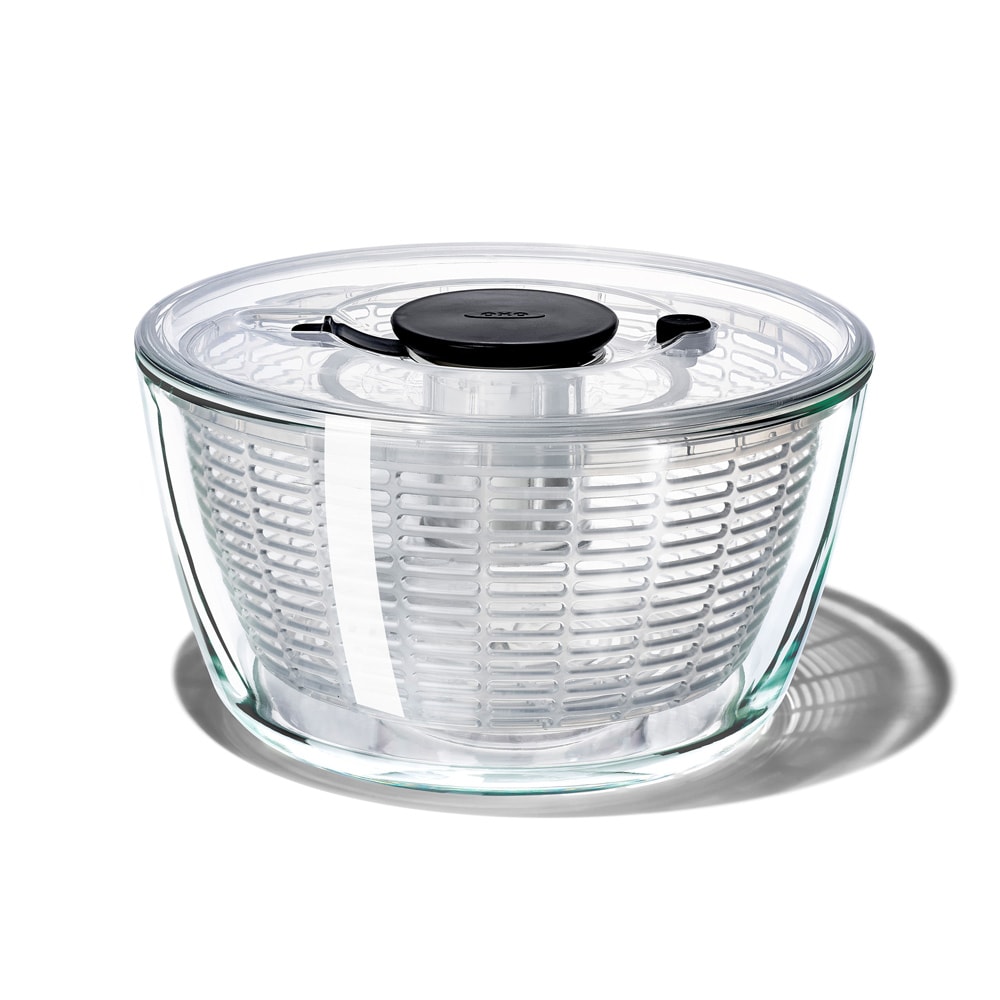 Essoreuse à salade en verre 26 cm -  Transparent / Cristal Rond Verre Oxo 26.00x26.00 cm