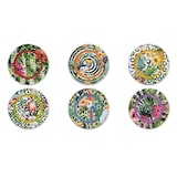 thumbnail of Excelsa set 6 sottopiatti Tropical Chic porcellana 33 cm multicolore